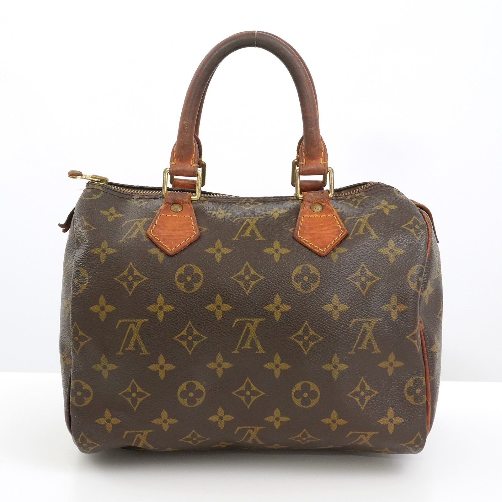 LOUIS VUITTON LV Monogram Speedy 25 M41528 Hand Bag TH0093 WZLU Auth #57805A