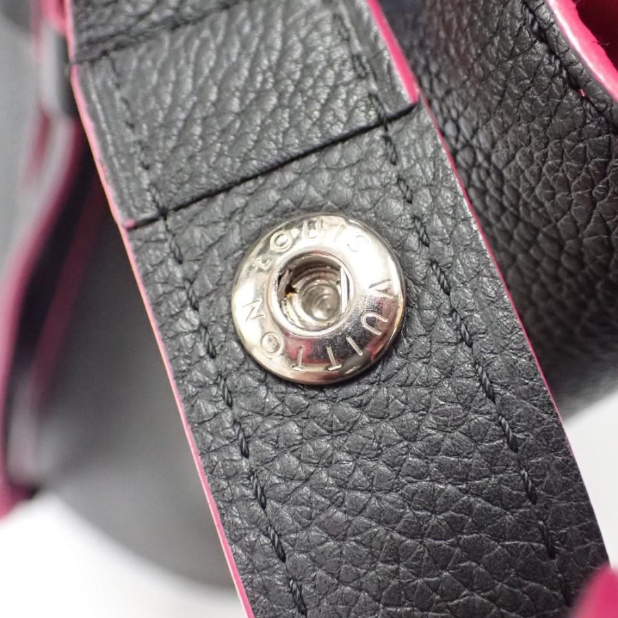 LOUIS VUITTON Bag: Lockme Bucket M54677 Black W25H26.5D15cm w/ accessories;