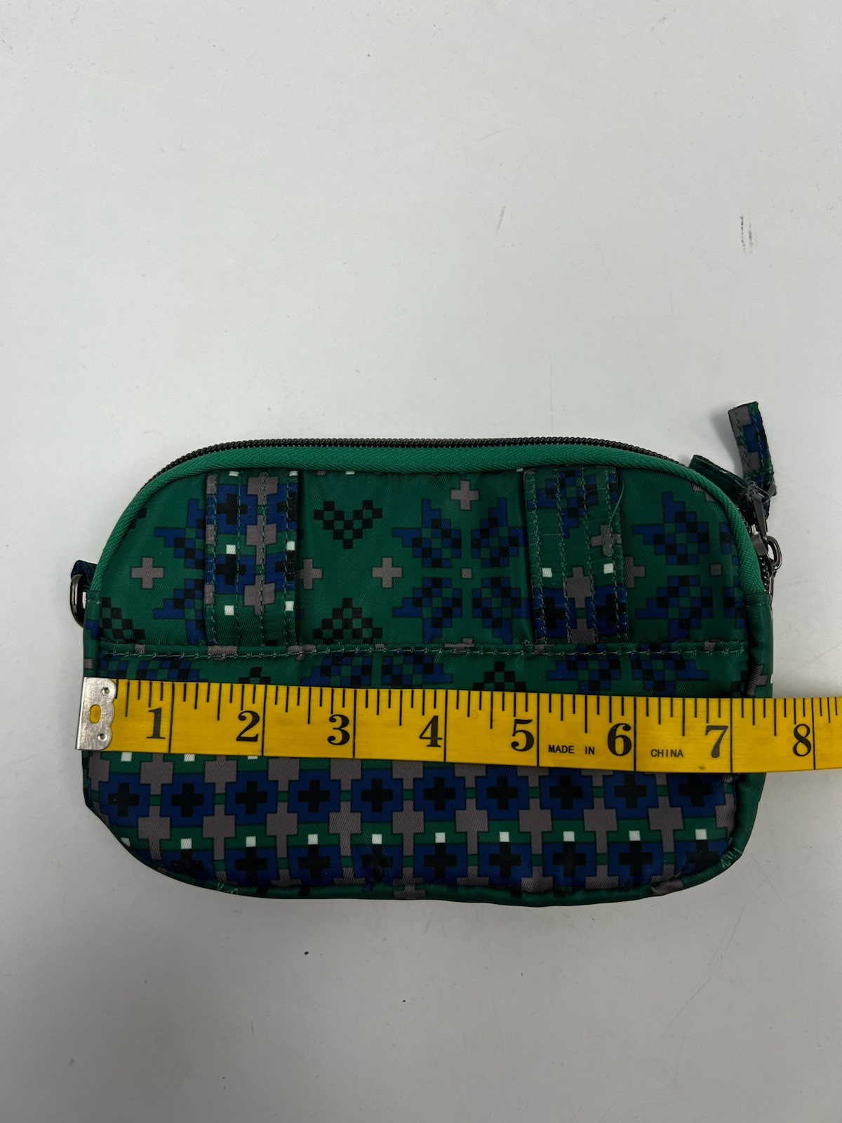 Lug Coupe Convertible Pouch Bag FAIR ISLE GREEN No Strap