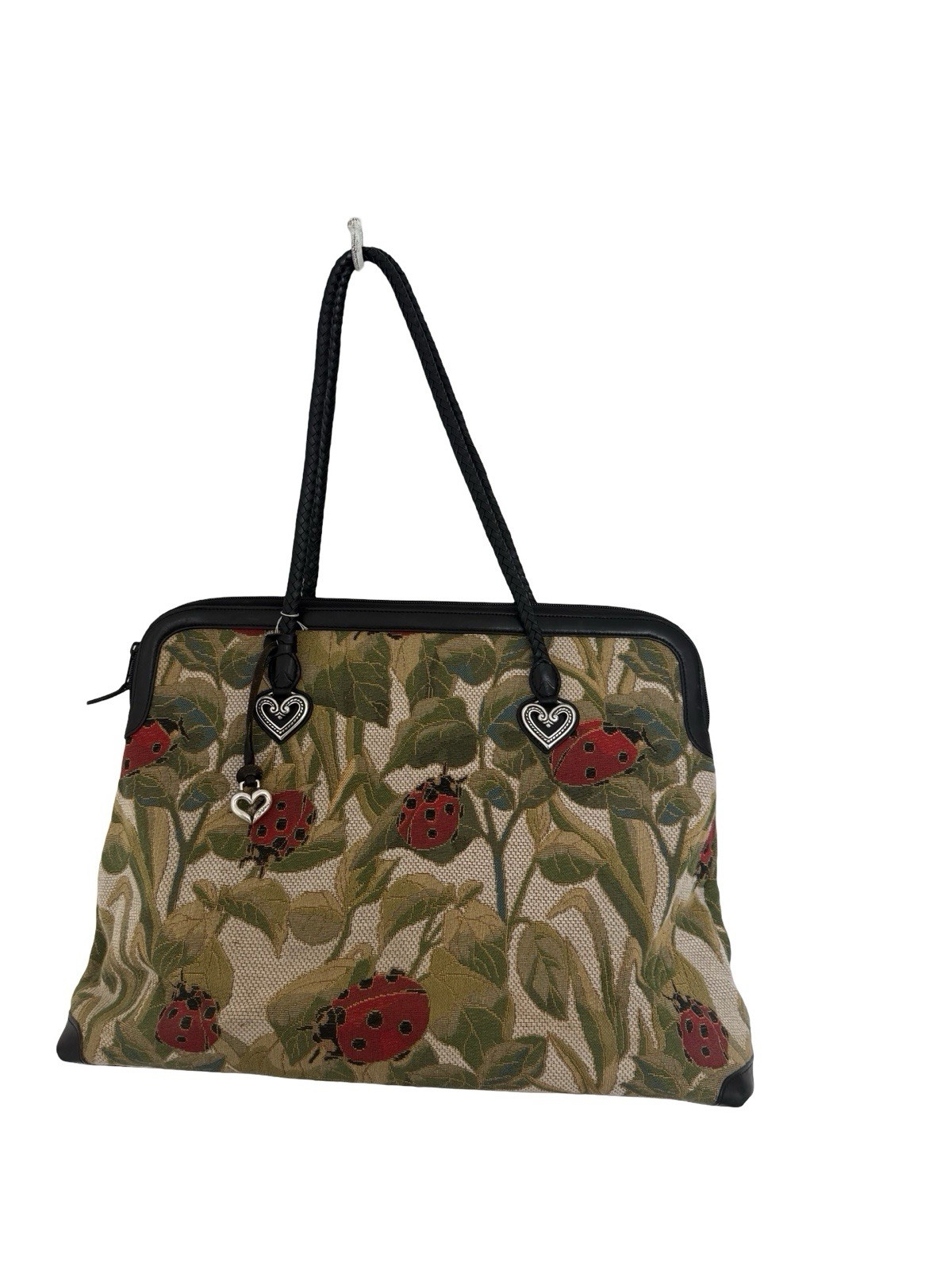 Brighton ❤️🐞Ladybug Alyssa Tapestry Satchel/Weekender Bag/Tote