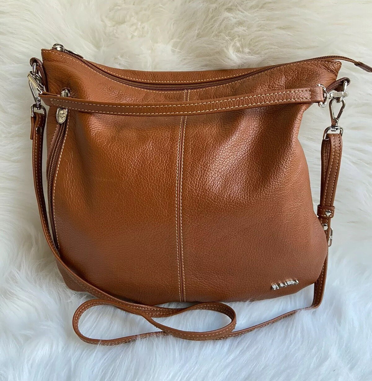 Women’s El Potro Made in Spain Cognac Leather Shoulder Purse