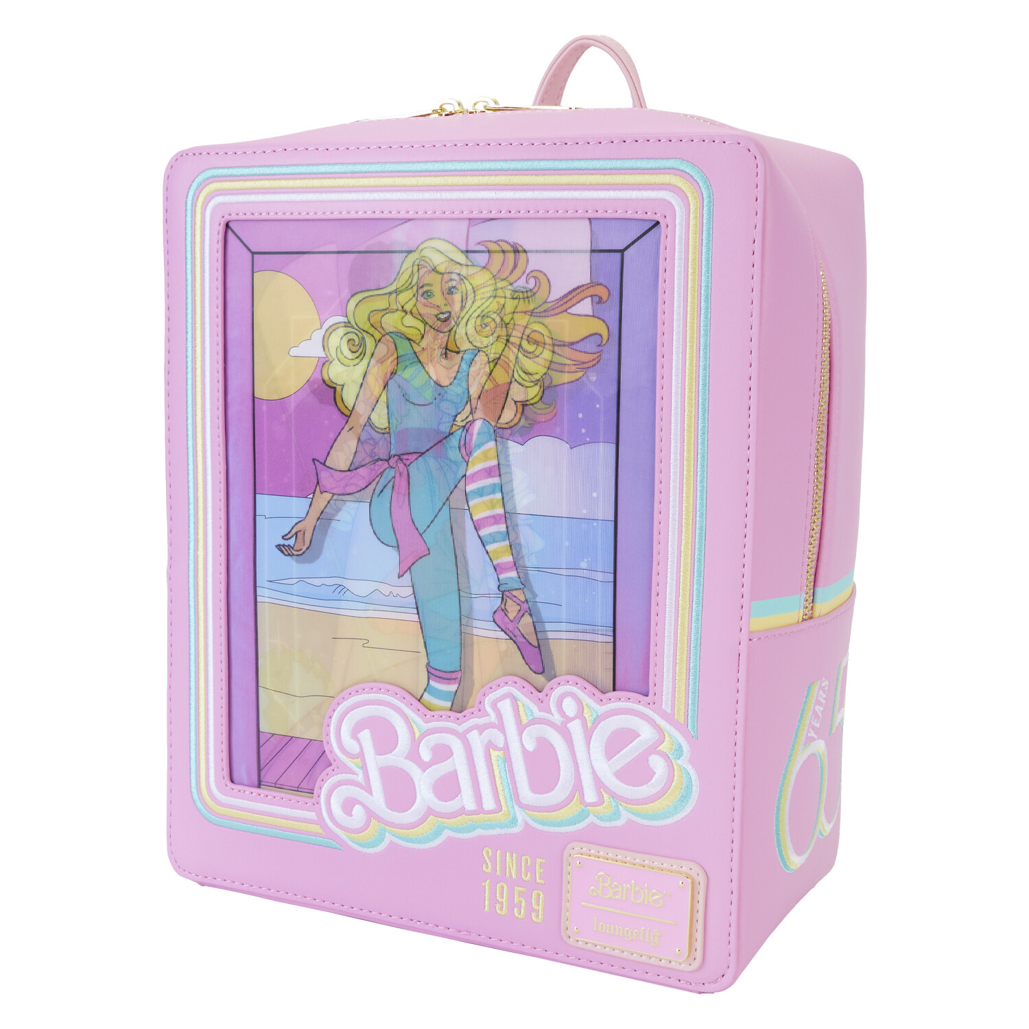 Barbie 65th Anniversary Doll Box Triple Lenticular Mini Backpack