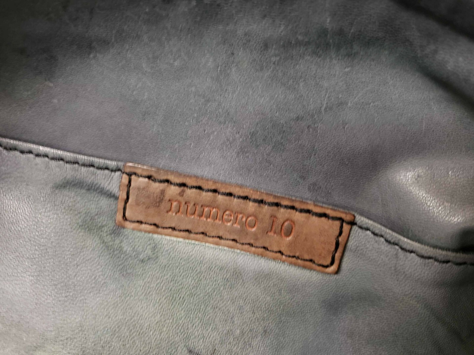 Numero 10 leather messenger bag carry all $895