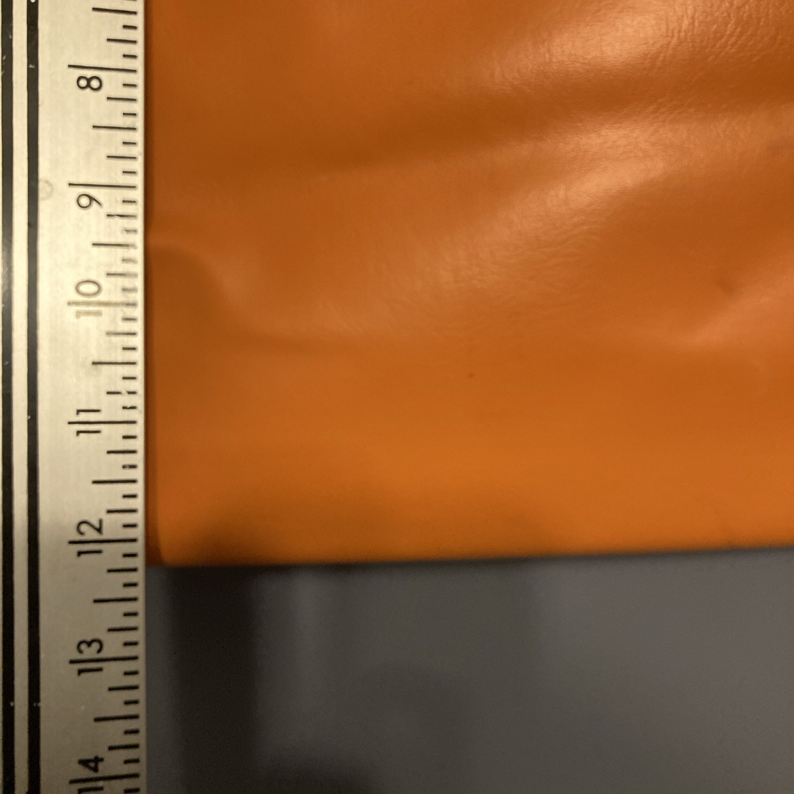 Vtg ESTEE LAUDER duffle Weekender bag tan with orange trim