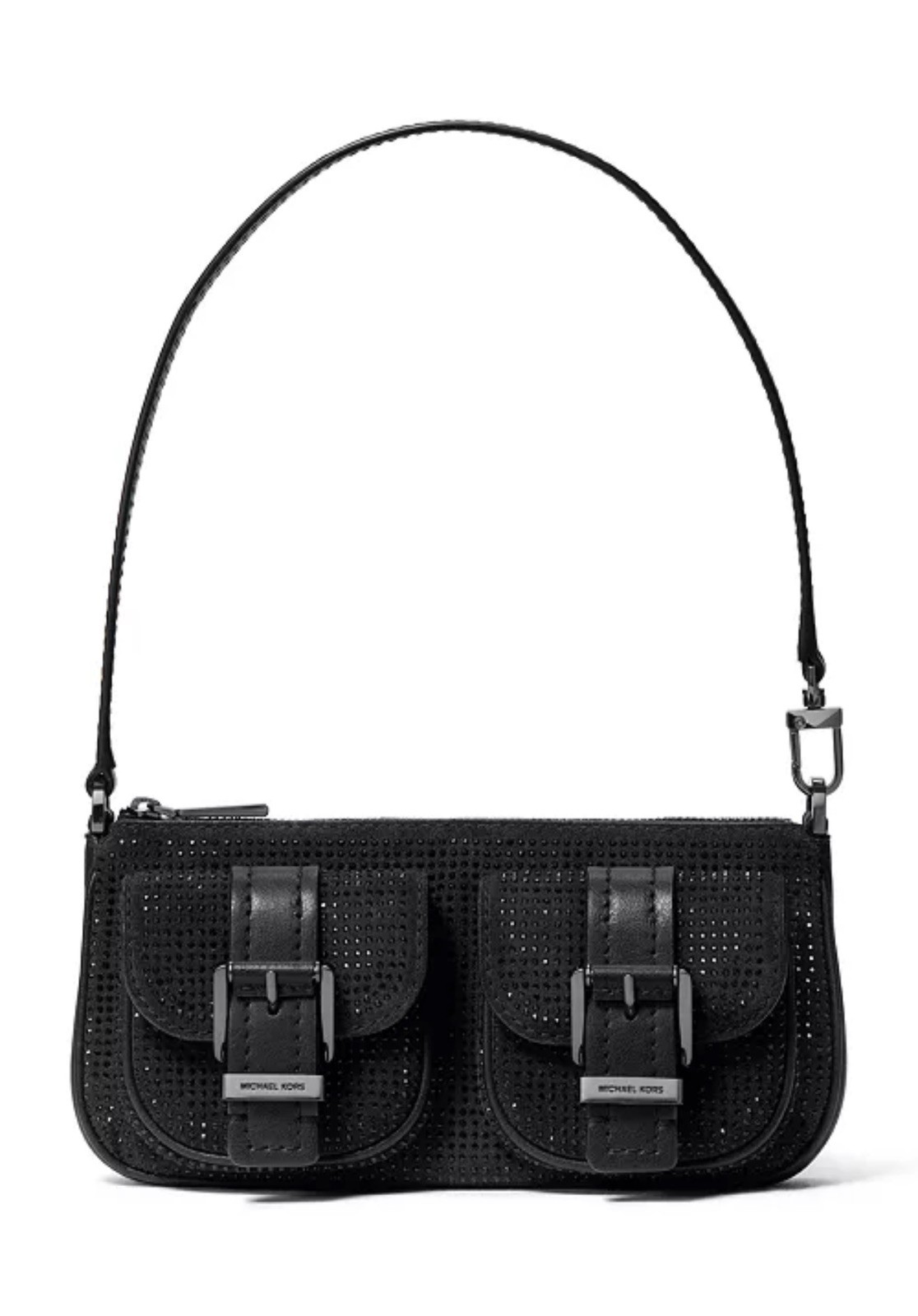 Michael Kors Handbag Zoe Small Convertible Pouchette with Magnetic Gift Box