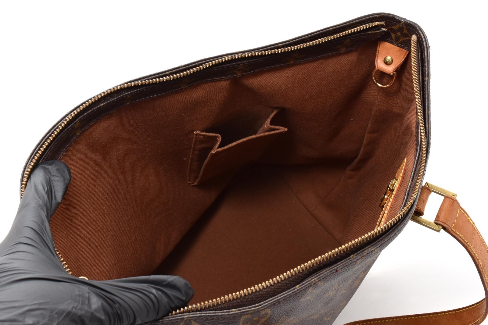 LOUIS VUITTON Cabas Mezzo M51151 Monogram Canvas Shoulder Tote Bag Vintage