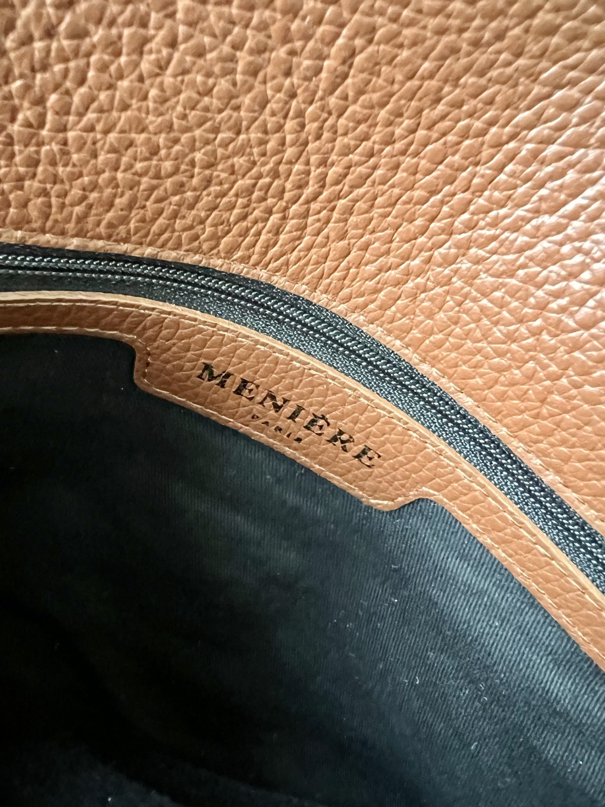 Menière Paris Archiduchesse Brown Leather Medium Crossbody Shoulder Bag (EUC)