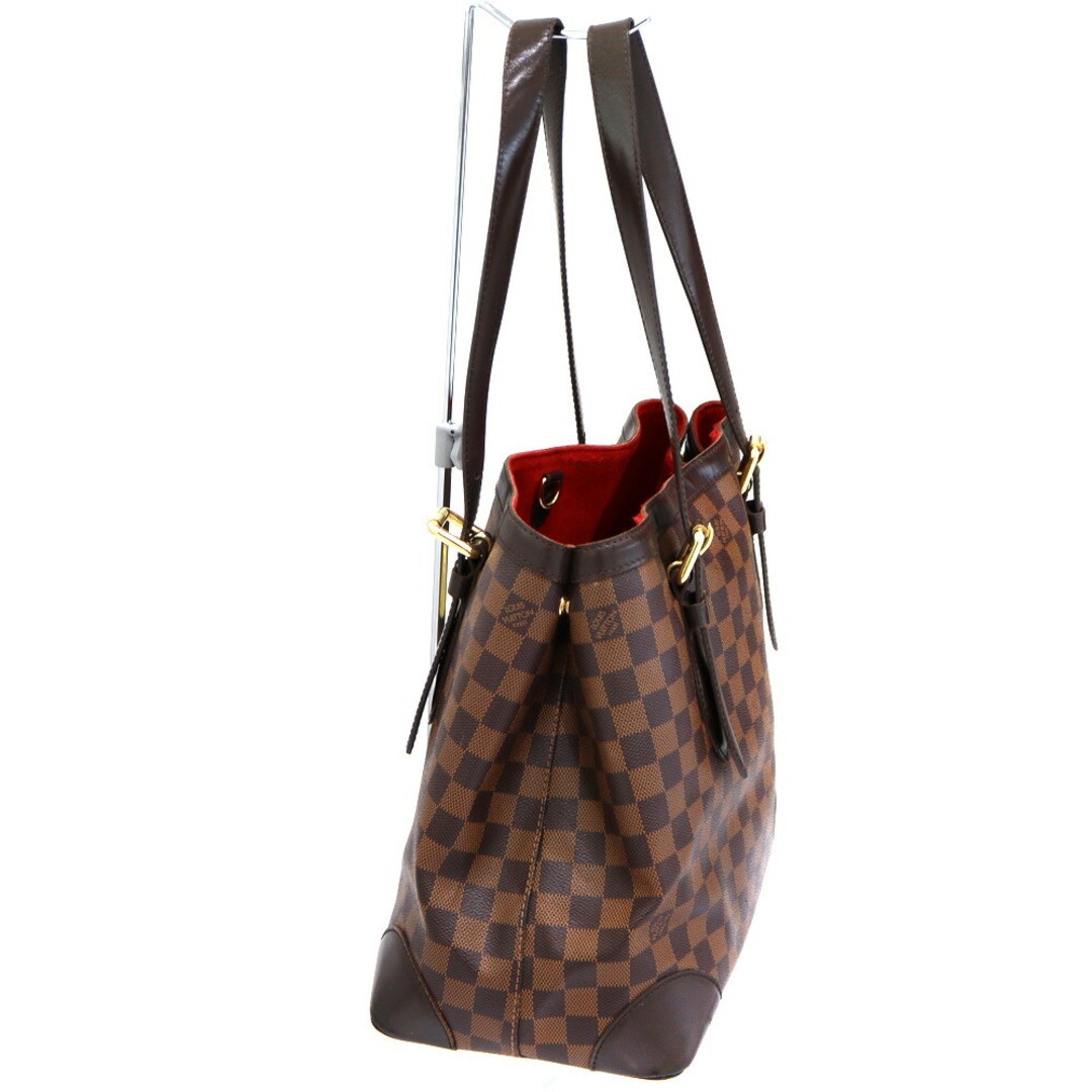 Louis Vuitton N51203 Hampstead GM Tote Bag Damier Ebene PVC Brown Women’s Auth