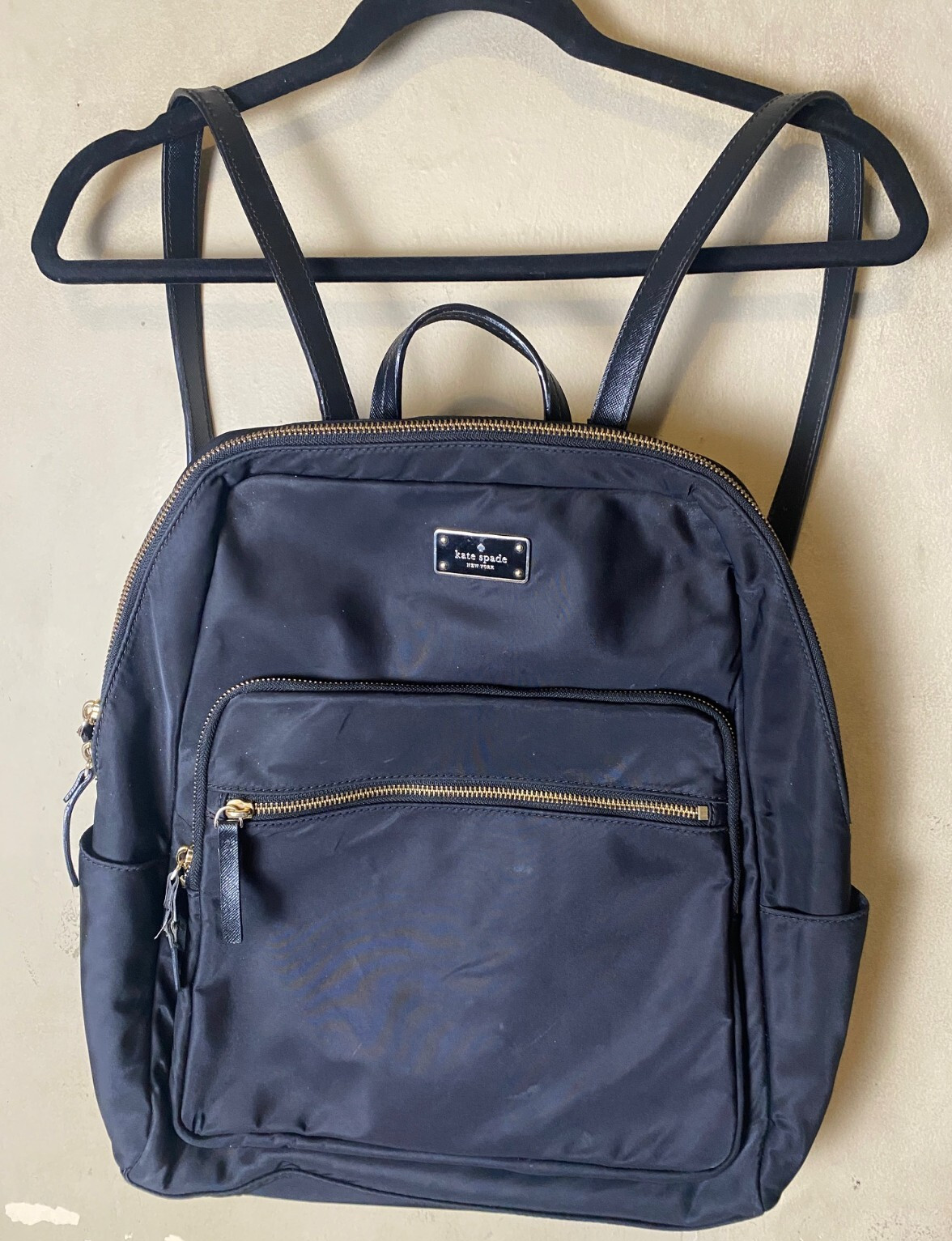 Kate Spade Blake Avenue Hilo Nylon Black Backpack