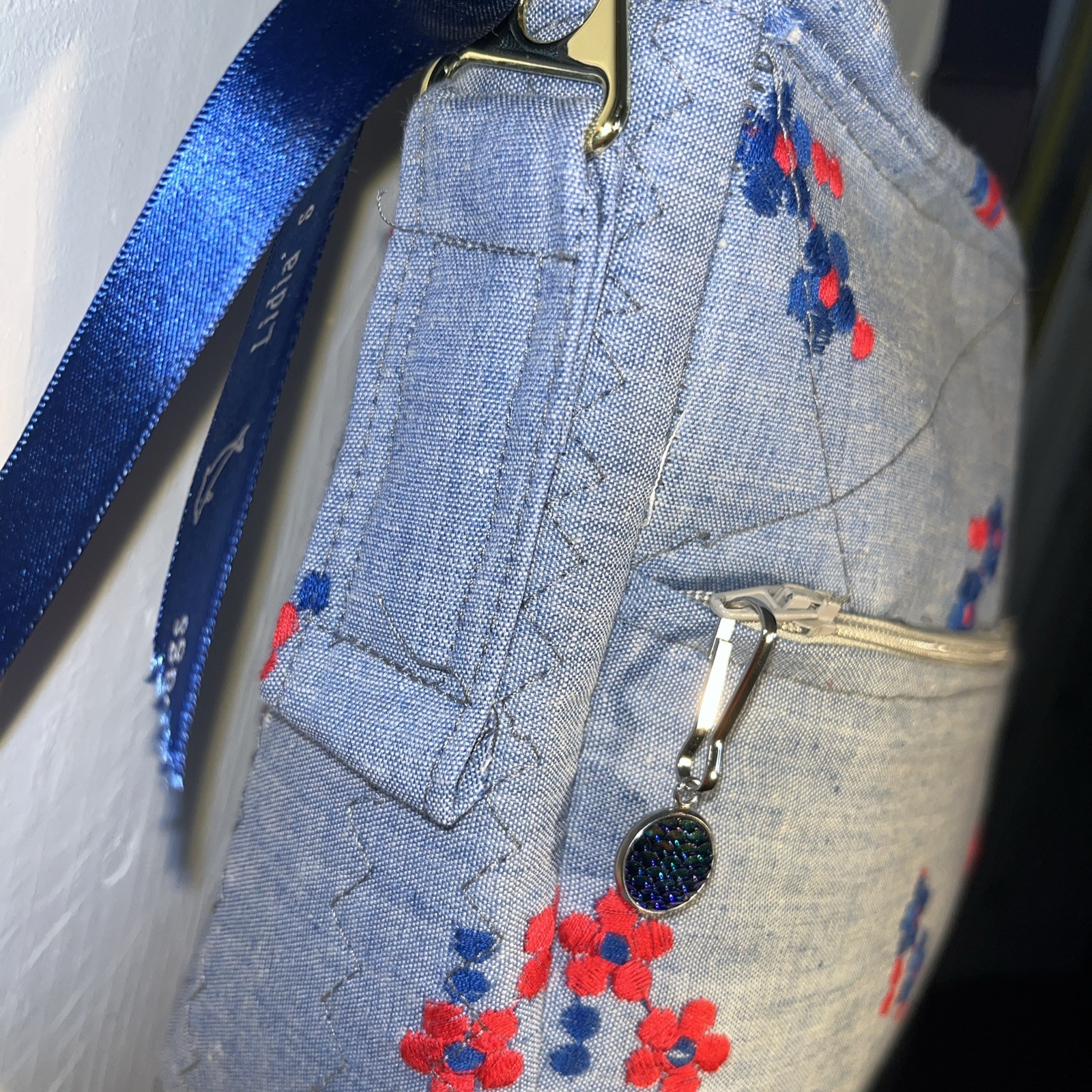 Lidia’s Handmade Embroidered Quilted Bag 0900-3