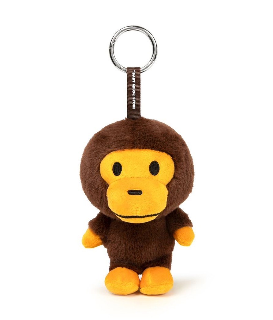 A BATHING APE BABY MILO STORE BABY MILO PLUSH DOLL TEE KEYCHAIN #2 AM20182308