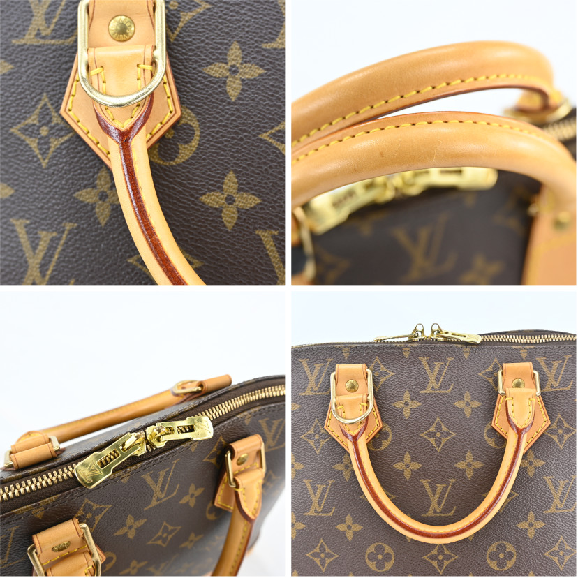 Authentic Louis Vuitton Monogram Alma Hand Bag Purse M51130 LV P4958YR803