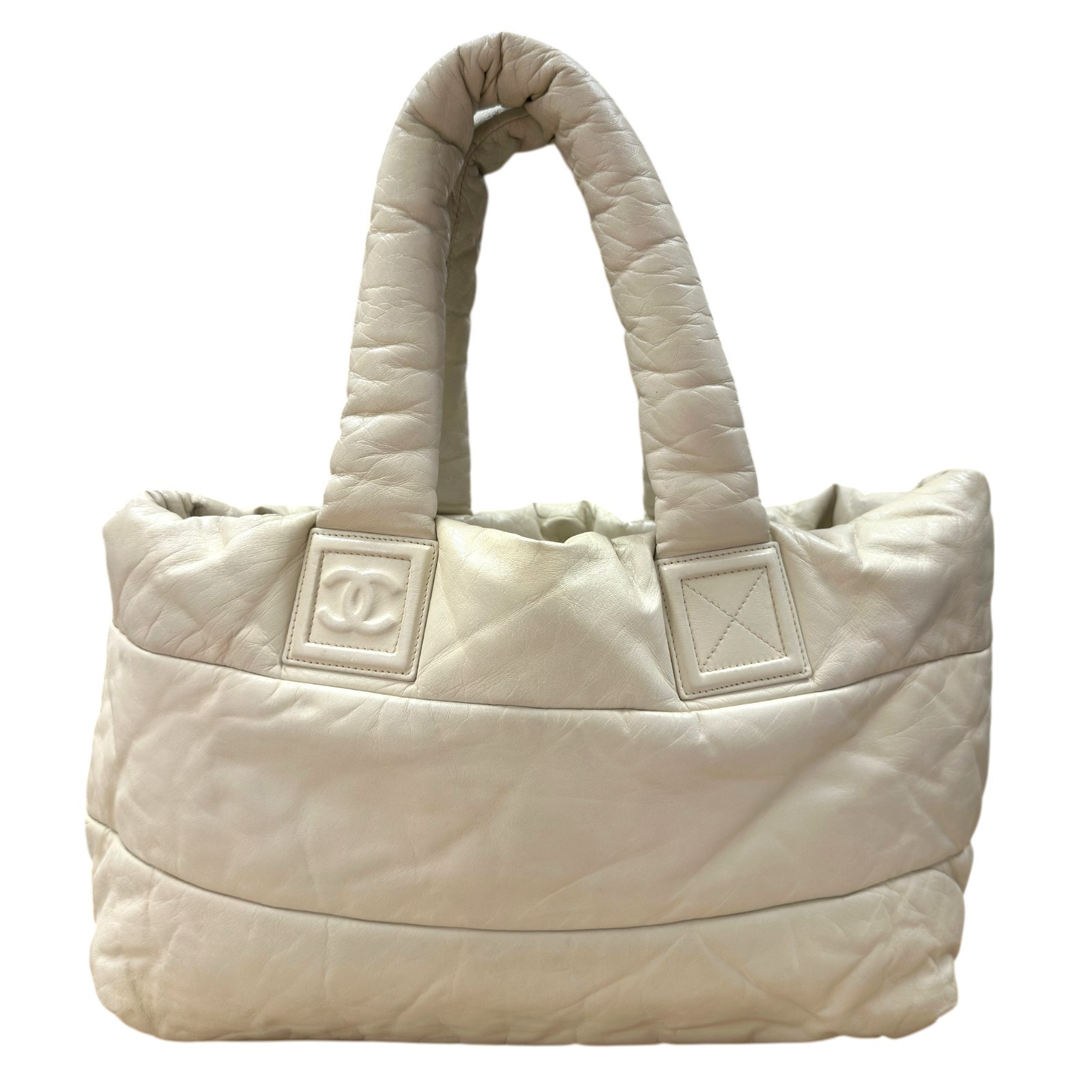 CHANEL Coco Cocoon Tote MM A48611 13番台 Tote Bag Japan ookura