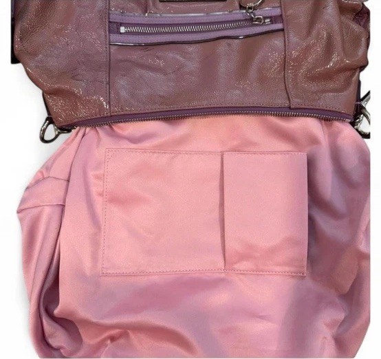 Coach Poppy Liquid Patent Leather Purple Shoulder Crossbody Bag 2010s Indie