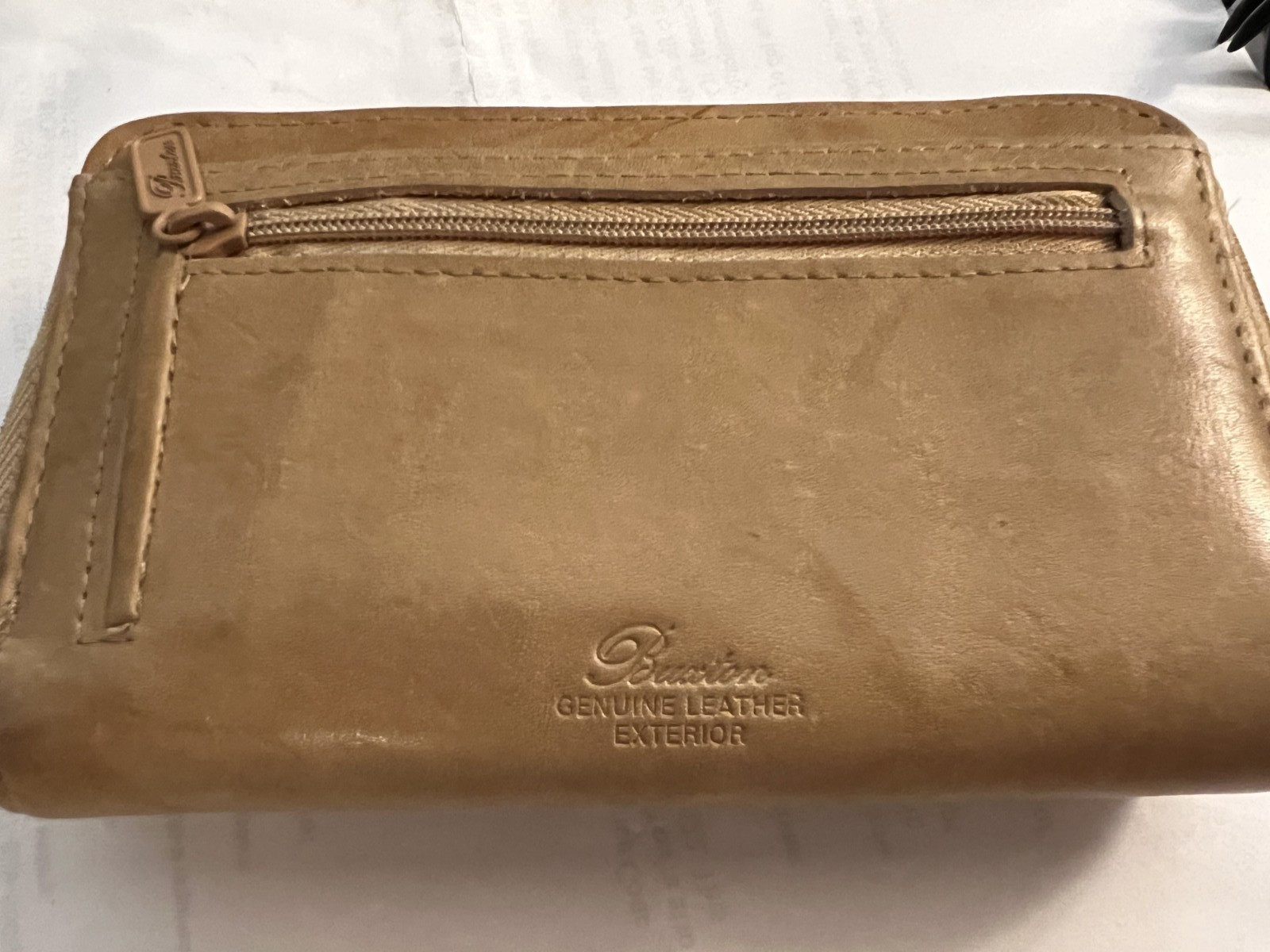 Buxton Collective Leather Hobo Slouch Bag With leather wallet and dustbag GUC