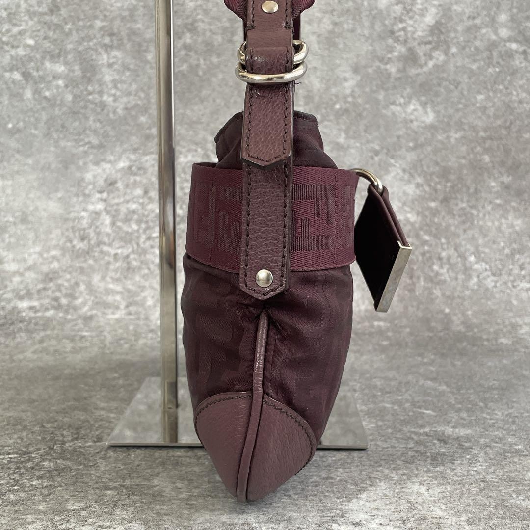 FENDI Handbag Shoulder Bag Mamma Bucket Zucca Pattern y2k