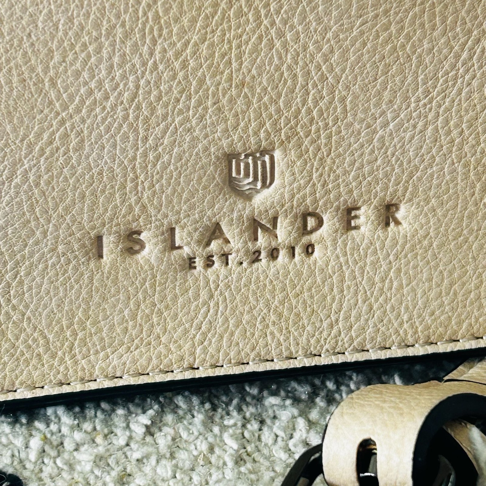 Islander UK Harris Tweed Mini Satchel Handbag in Blue Tartan