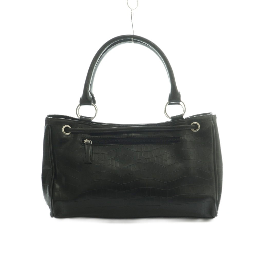 Castelbajac Leather Embossed Black Handbag Women