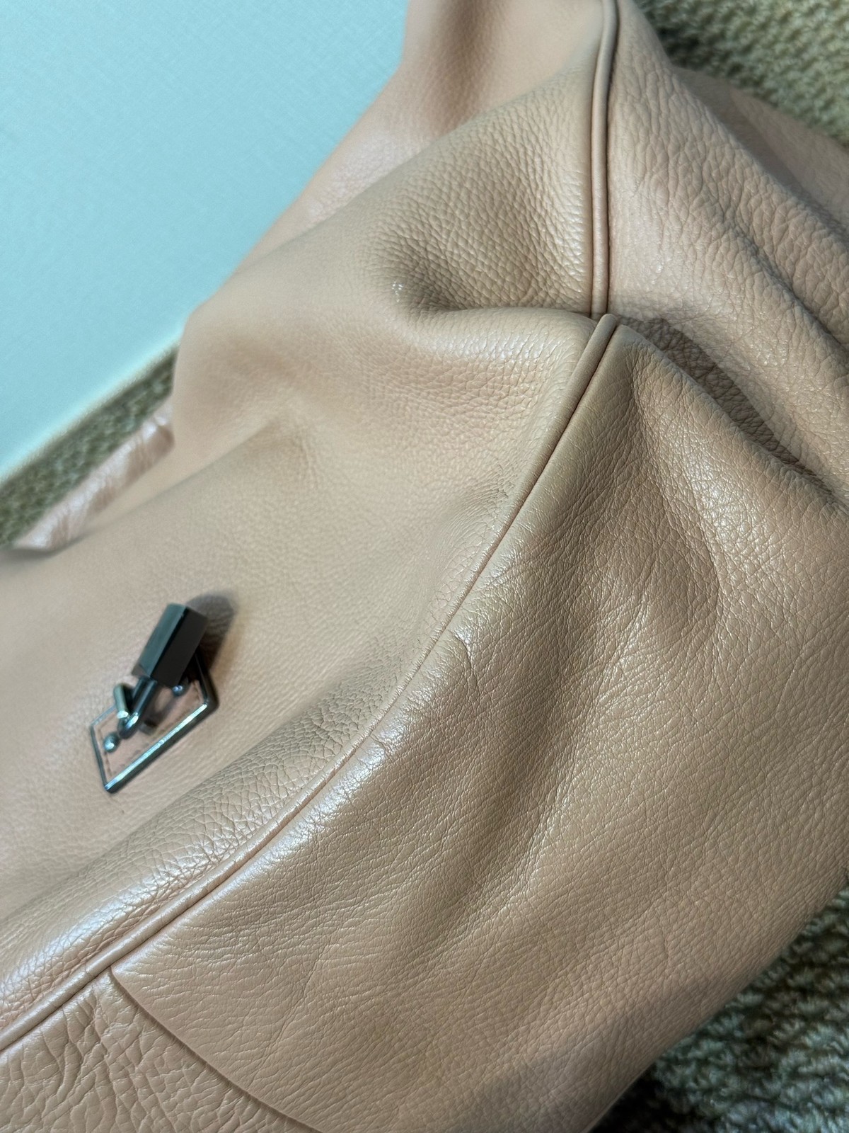 Loewe Pre-Owned Authentic Satchel Pink 36*31*13cm Free Tracked Shipping