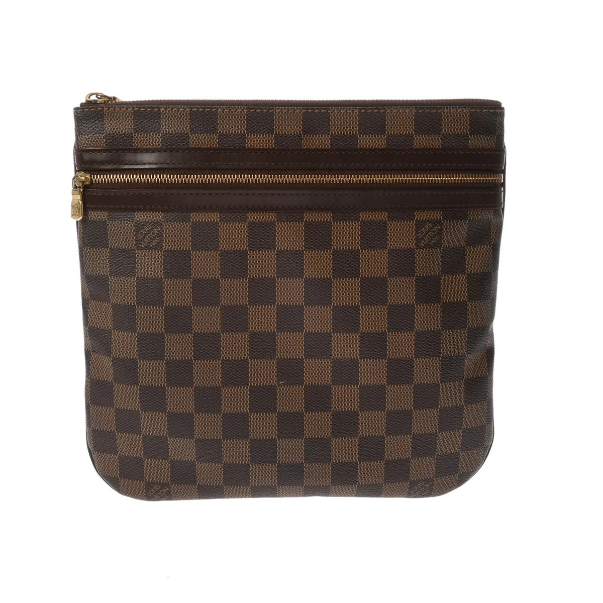 Louis Vuitton Pochette N51111 Shoulder Bag Damier Canvas Brown #WB5856