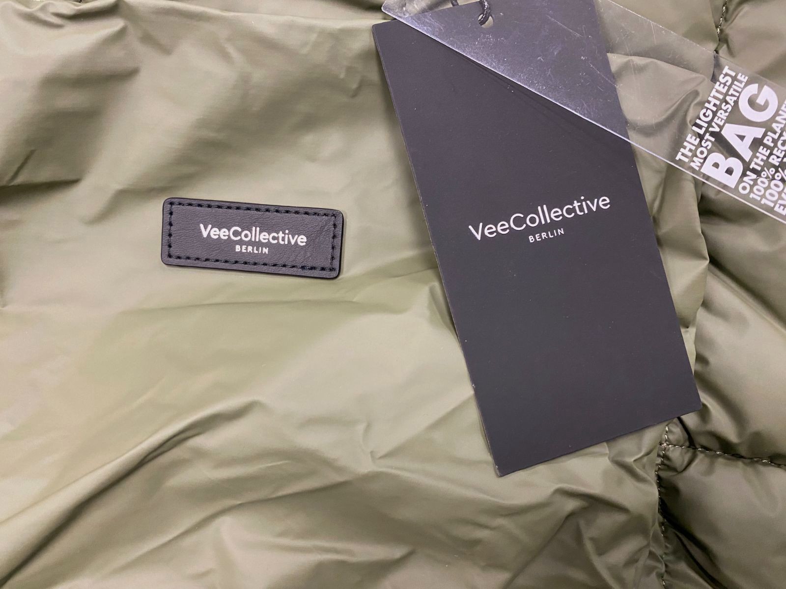 VeeCollective Women’s Green Porter Max Quilted Tote Bag