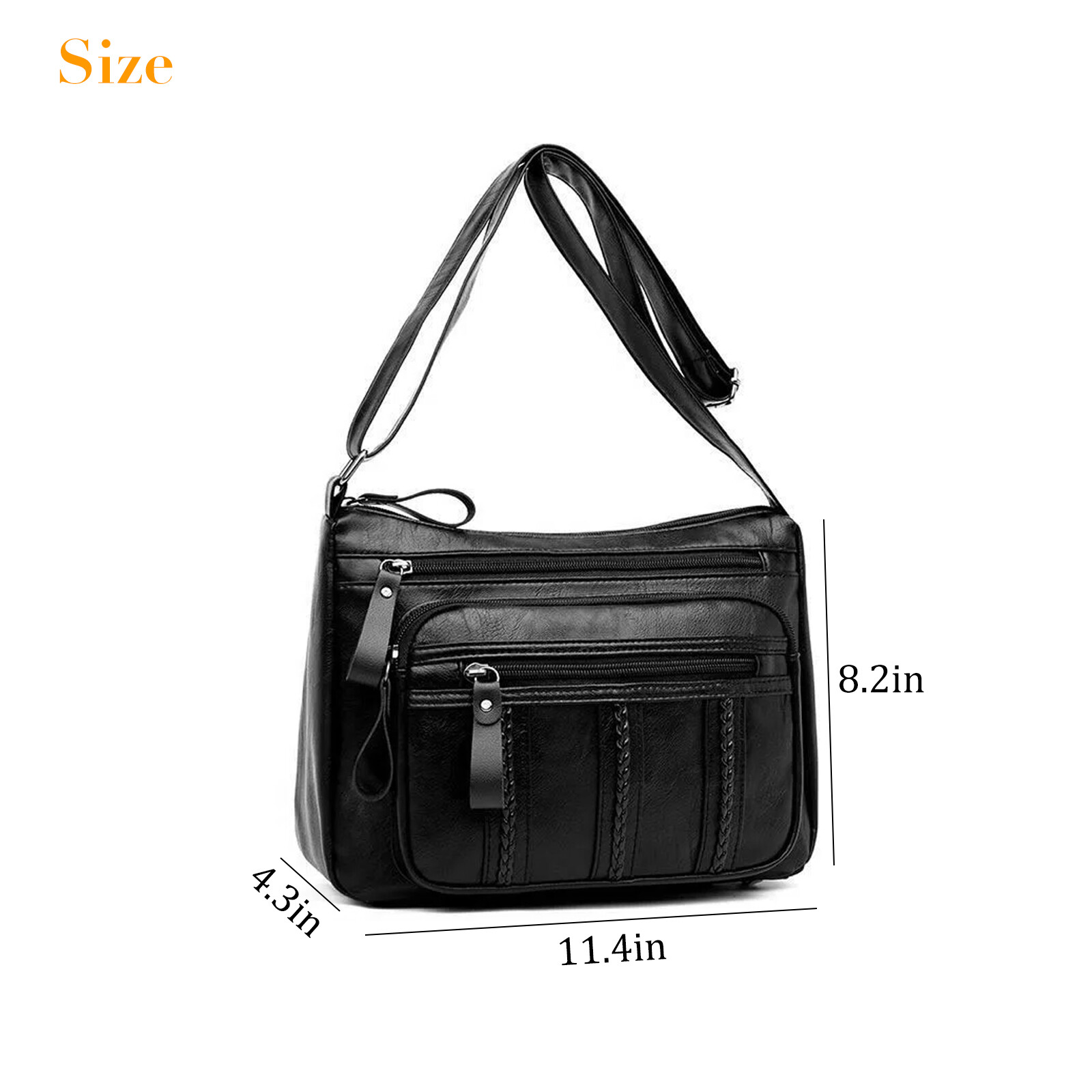 Women Shoulder Handbag Cross Body Pouch Bag Leather Cell Phone Purse Wallet Case