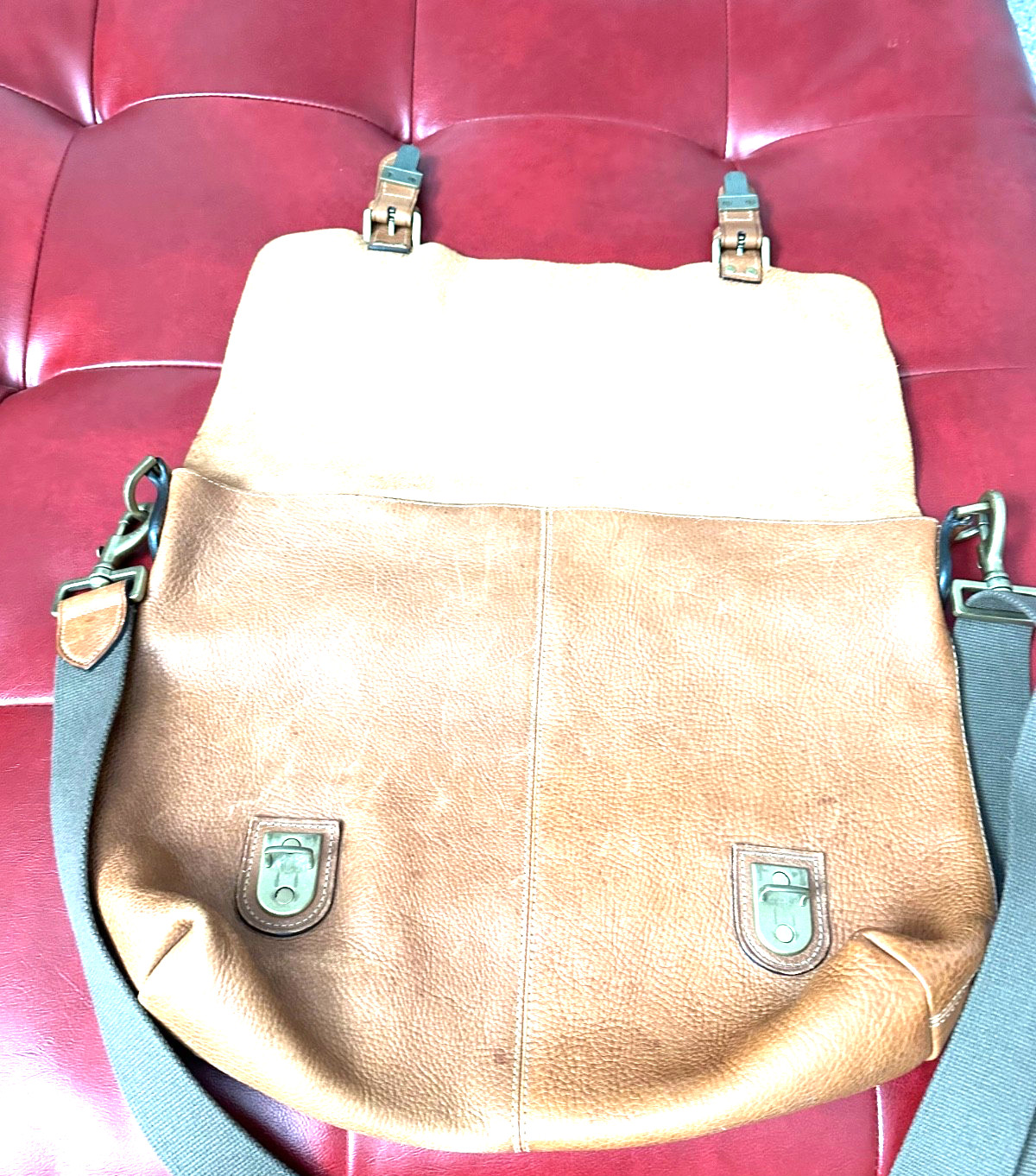Mulberry Satchel/ Large Brown Leather Crossbody Bag