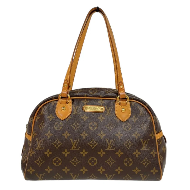 LOUIS VUITTON Montorgueil PM Brown Monogram Shoulder Bag M95565 #OKB3804