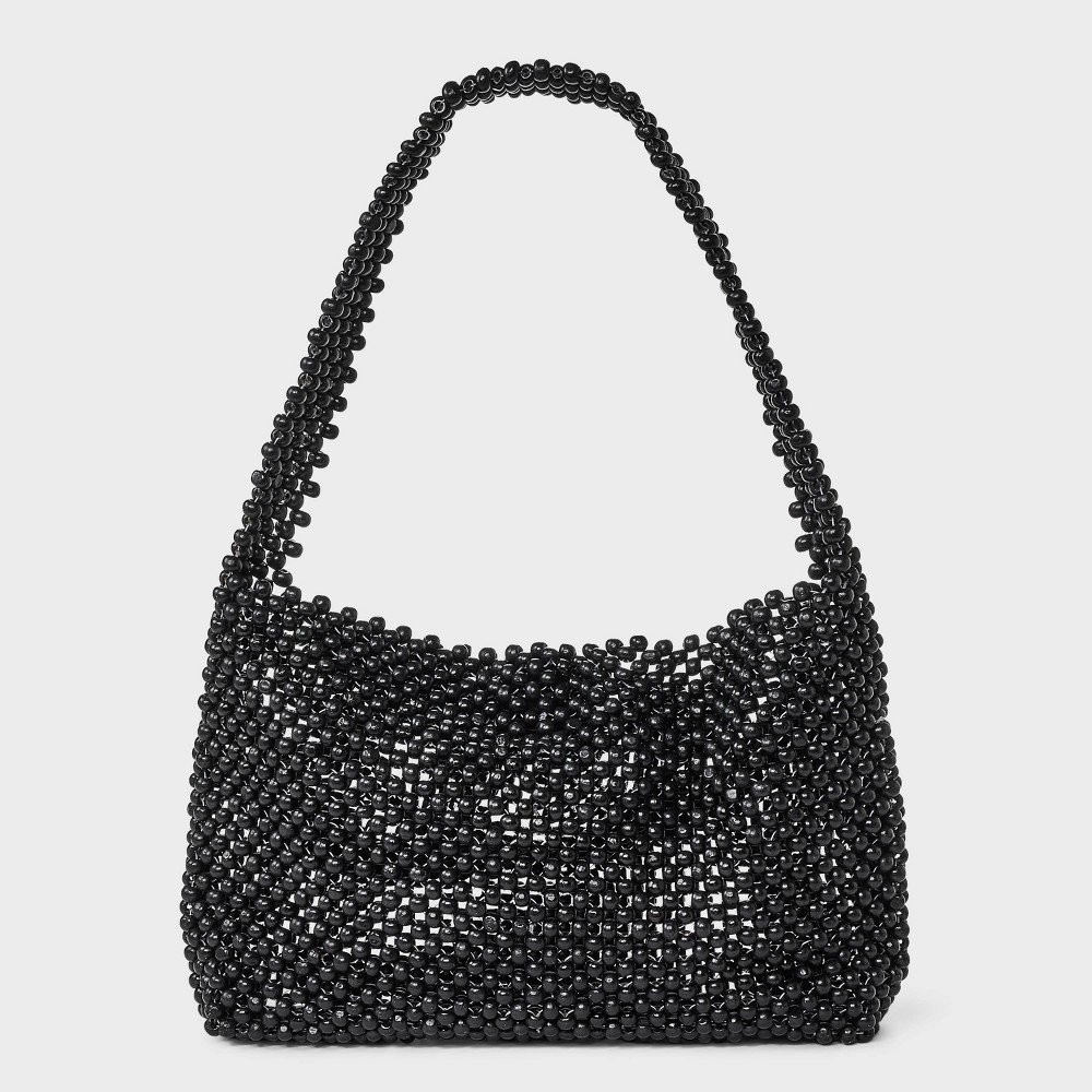 Beaded Shoulder Bag – a New Day™ Black