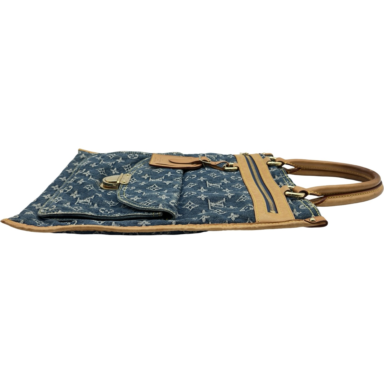 LOUIS VUITTON Flat Shopper M95018 Tote Bag Japan ookura