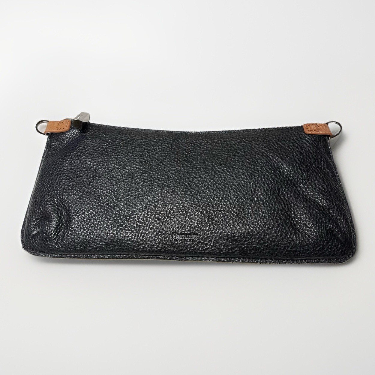 NEW Hammitt NATHAN Convertible Bag-2 In 1 Gunmetal Hardware In Saddle/Black RARE