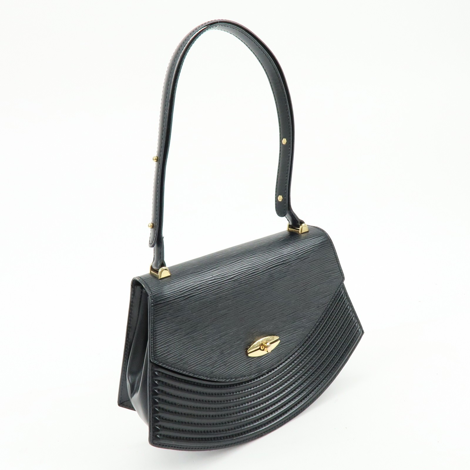 Louis Vuitton Epi Tilsit Shoulder Bag Hand Bag Noir Black M52482 Auth Used F/S