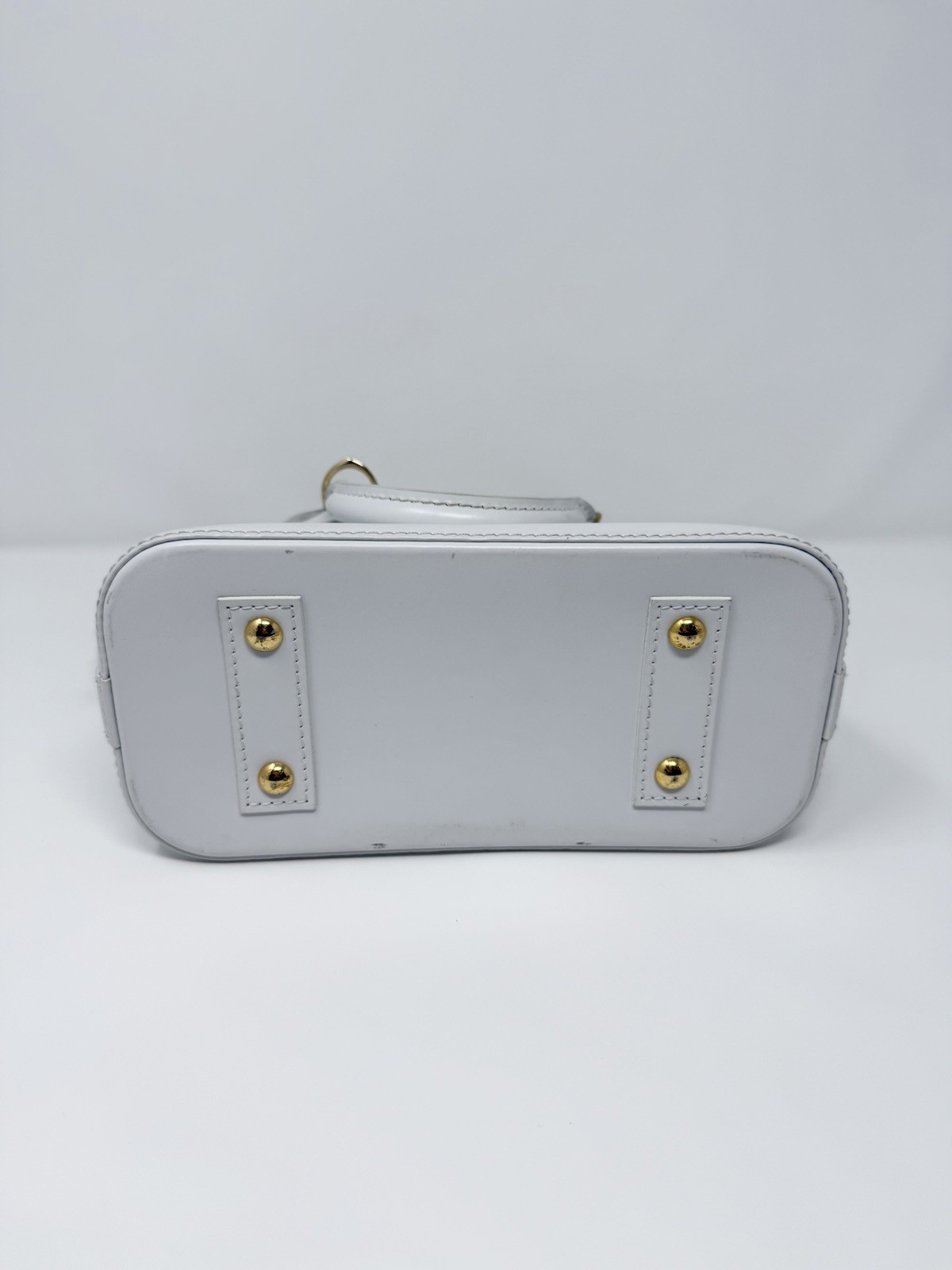 Louis Vuitton Alma BB Love Lock Epi White Limited Edition