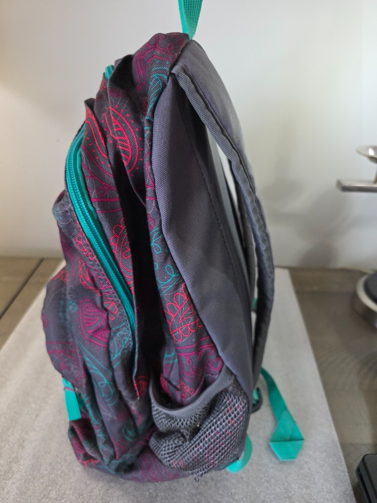 trans by Jansport Backpack Teal and Burgandy