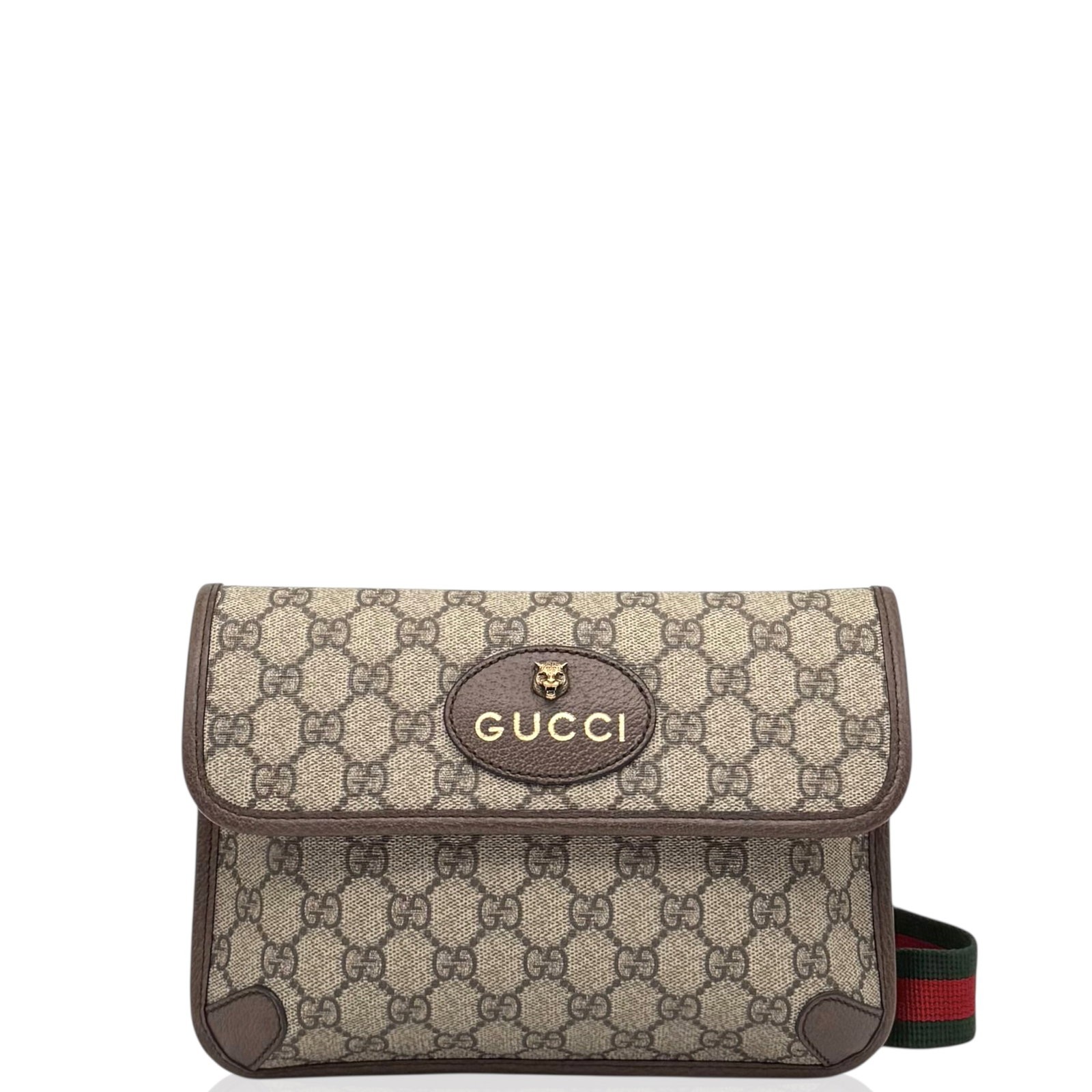 Gucci Neo Vintage Belt Bag Grey Gg Supreme Monogram (zs010626b6)