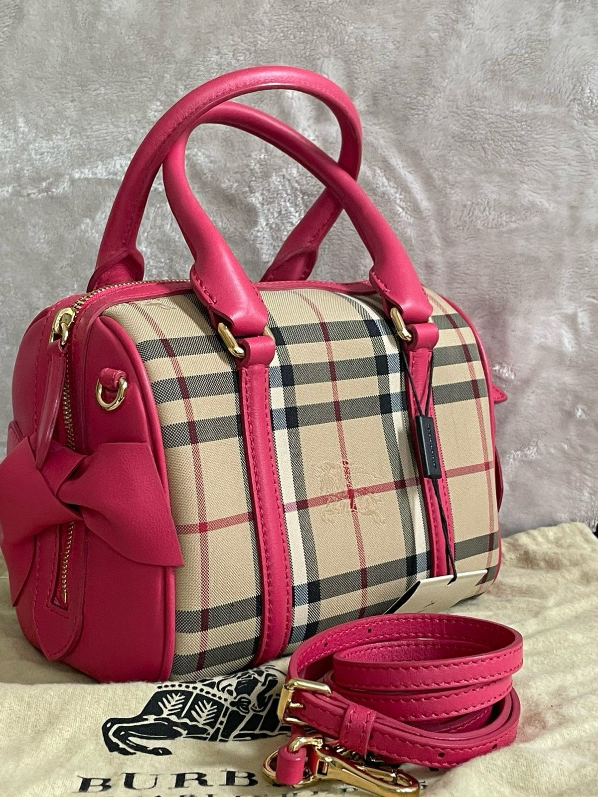 burberry horseferry check now small alchester bowling 4500377216
