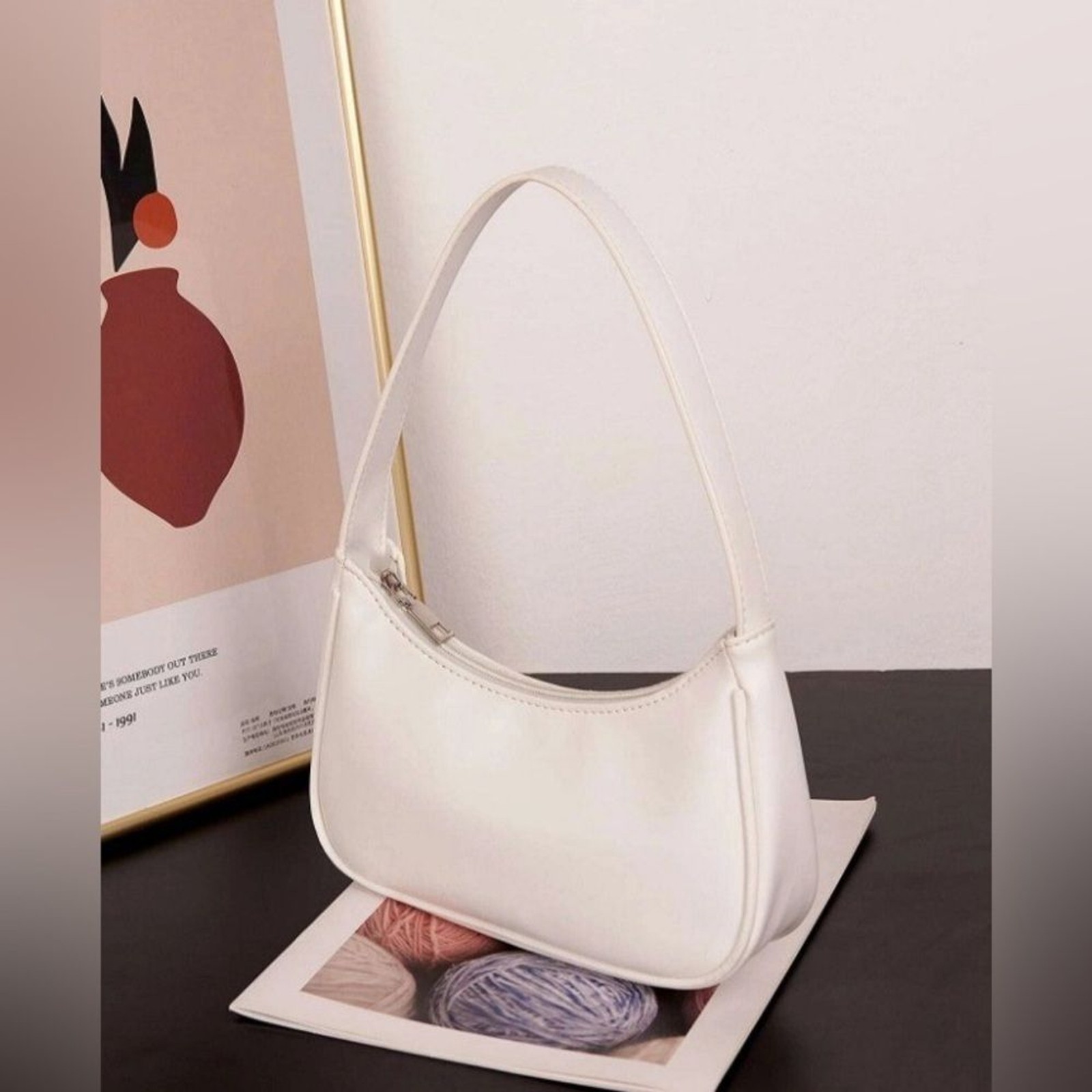 Business Casual Minimalist Baguette Shoulder Bag Women’s Trendy Versatile
