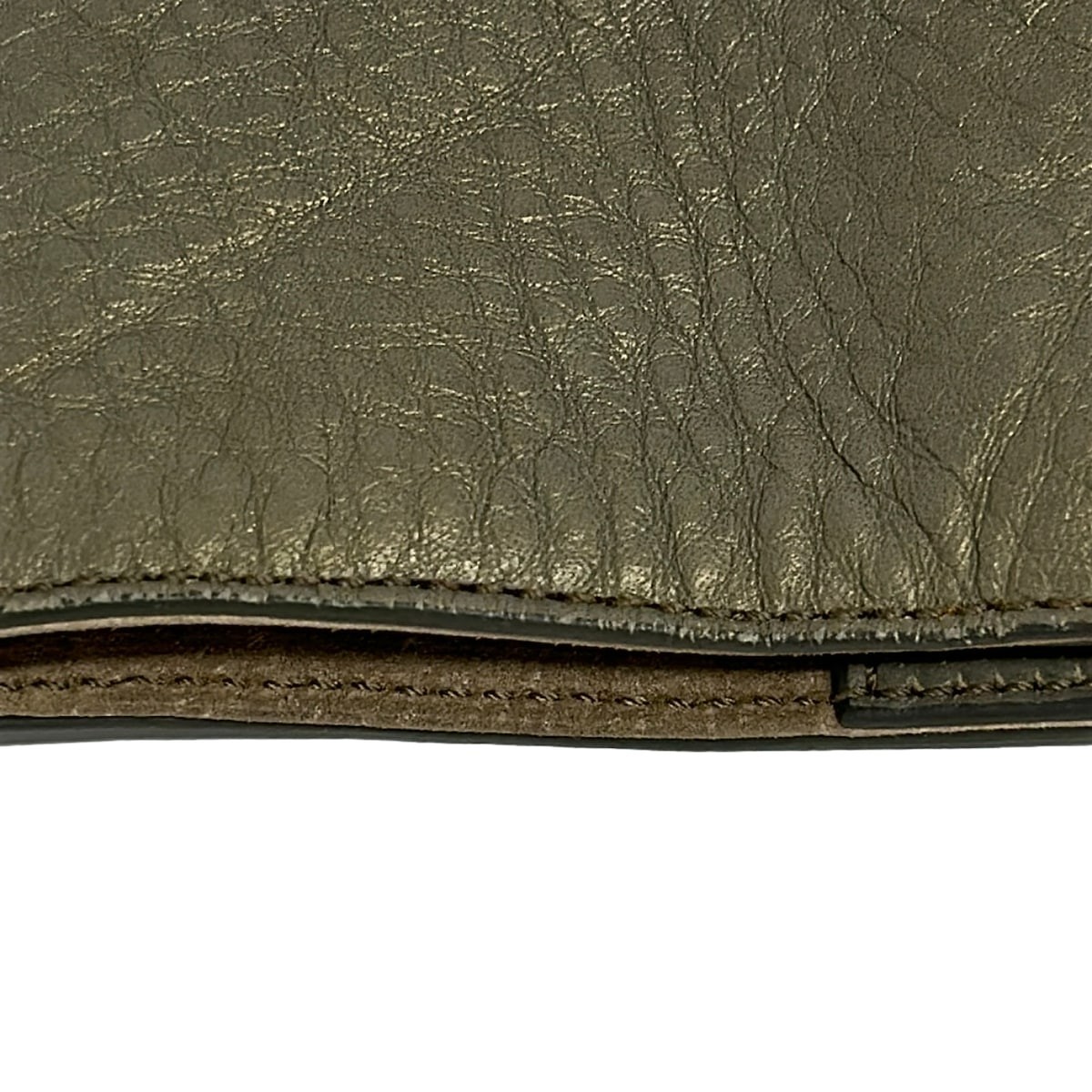 HIROFU – Gray Leather Shoulder Bag
