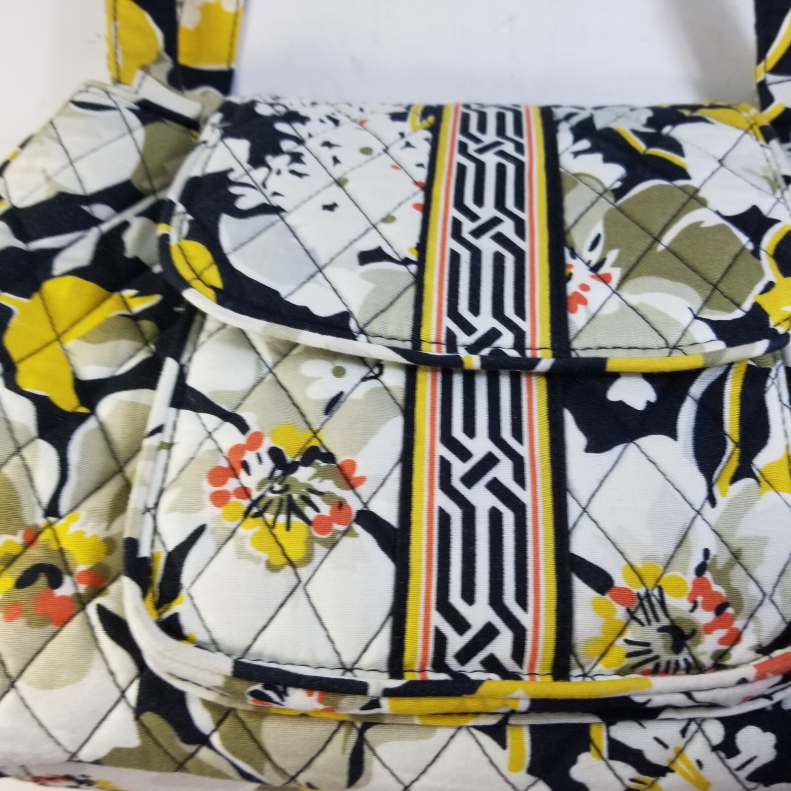 Vera Bradley Edie Satchel Dogwood Cross Body Purse Handbag Retired