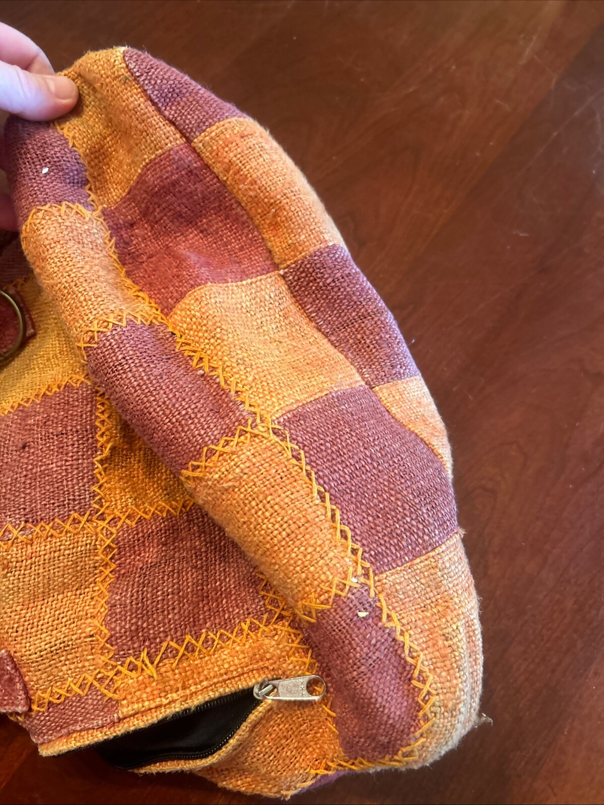 Earth Divas Fair Trade Women Bag Earthy Fade Patchwork Boho Hippie Shoulder Tote