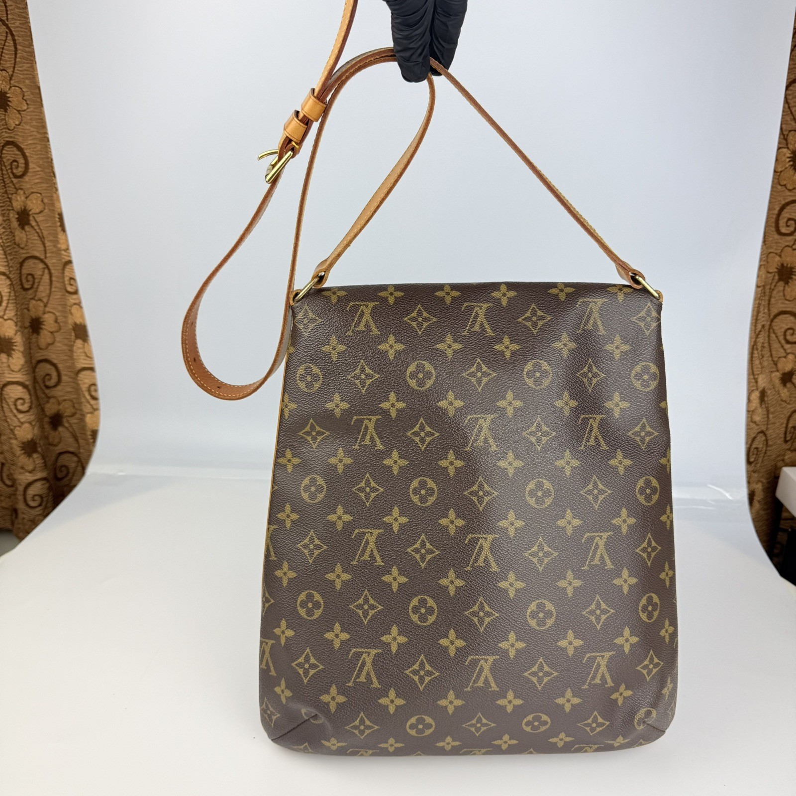 🌿 Auth LOUIS VUITTON Monogram Musette Salsa Shoulder/Crossbody Bag Vintage 🌿