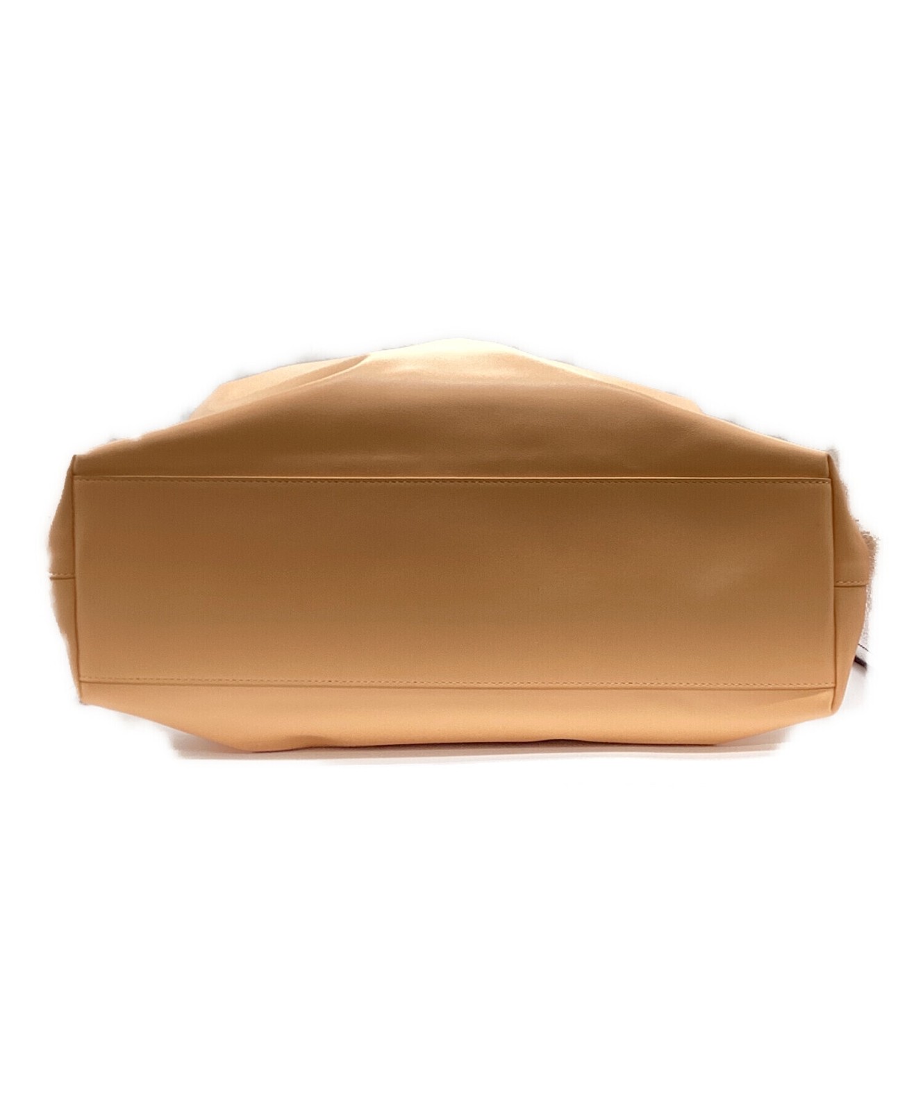 JIL SANDER Tote Bag 2 Way Beige Authentic From Japan