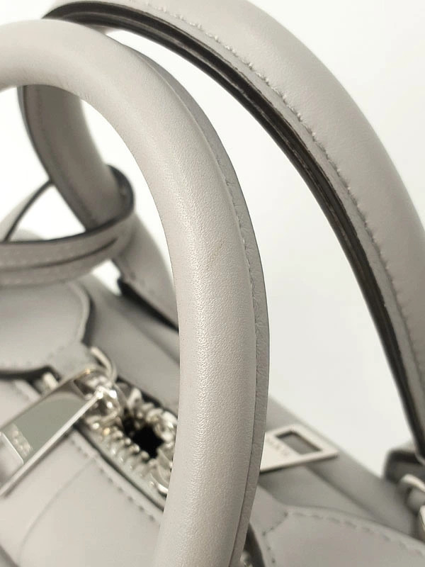 TOD S Darsena Leather Bag Small Gray Shoulder Bag Women’s #TB3595