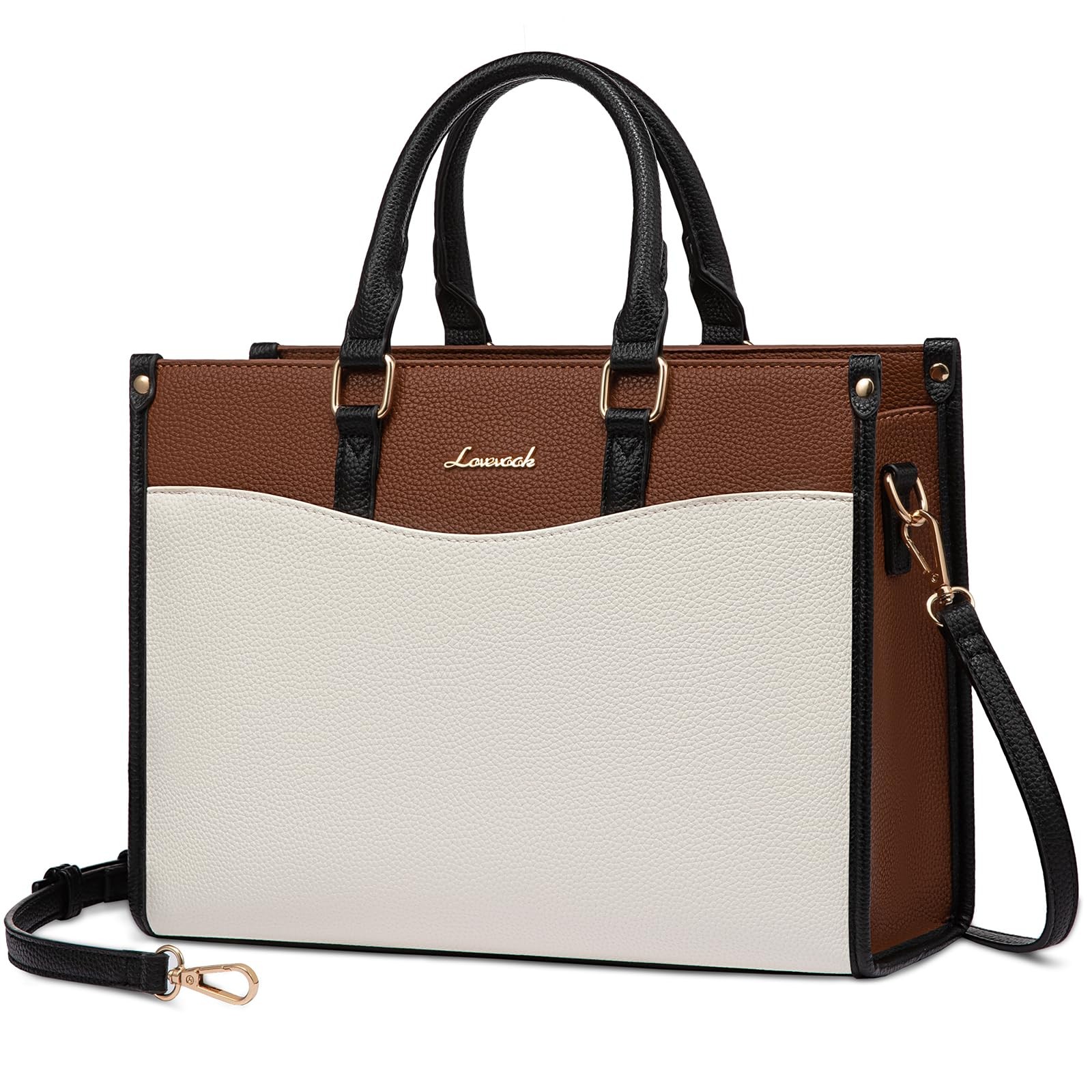 LOVEVOOK Purses and Handbags for Women,Stylish Tote Shoulder Satchel Bag PU L…