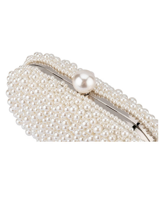 olga berg Valentina Pearl Clutch NEW