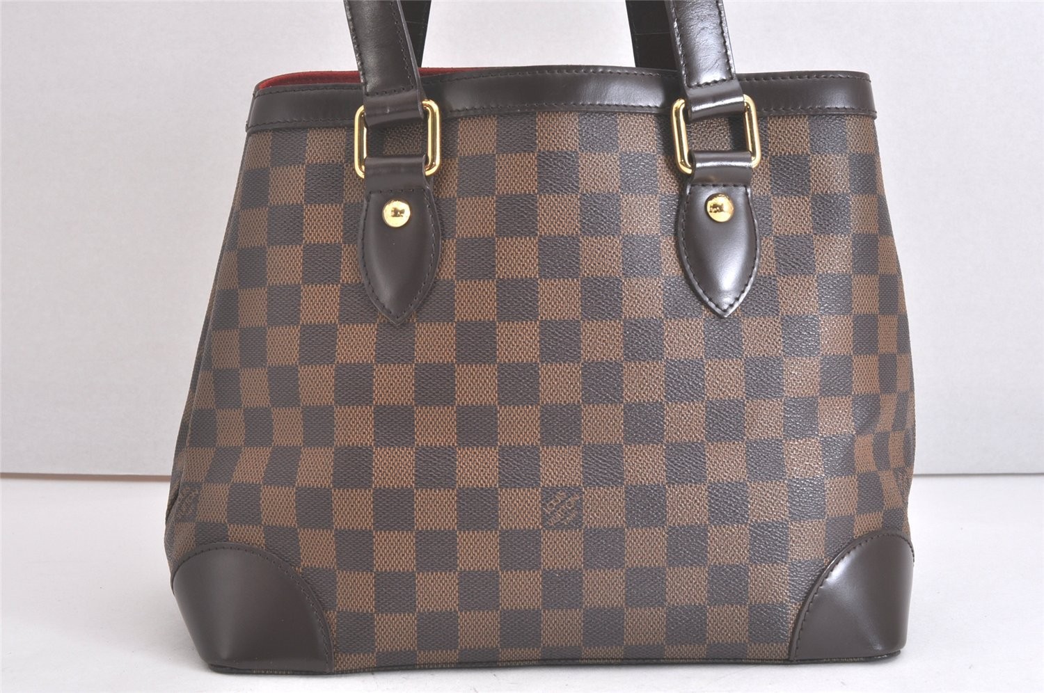 Authentic Louis Vuitton Damier Hampstead PM Shoulder Tote Bag N51205 LV 446AA