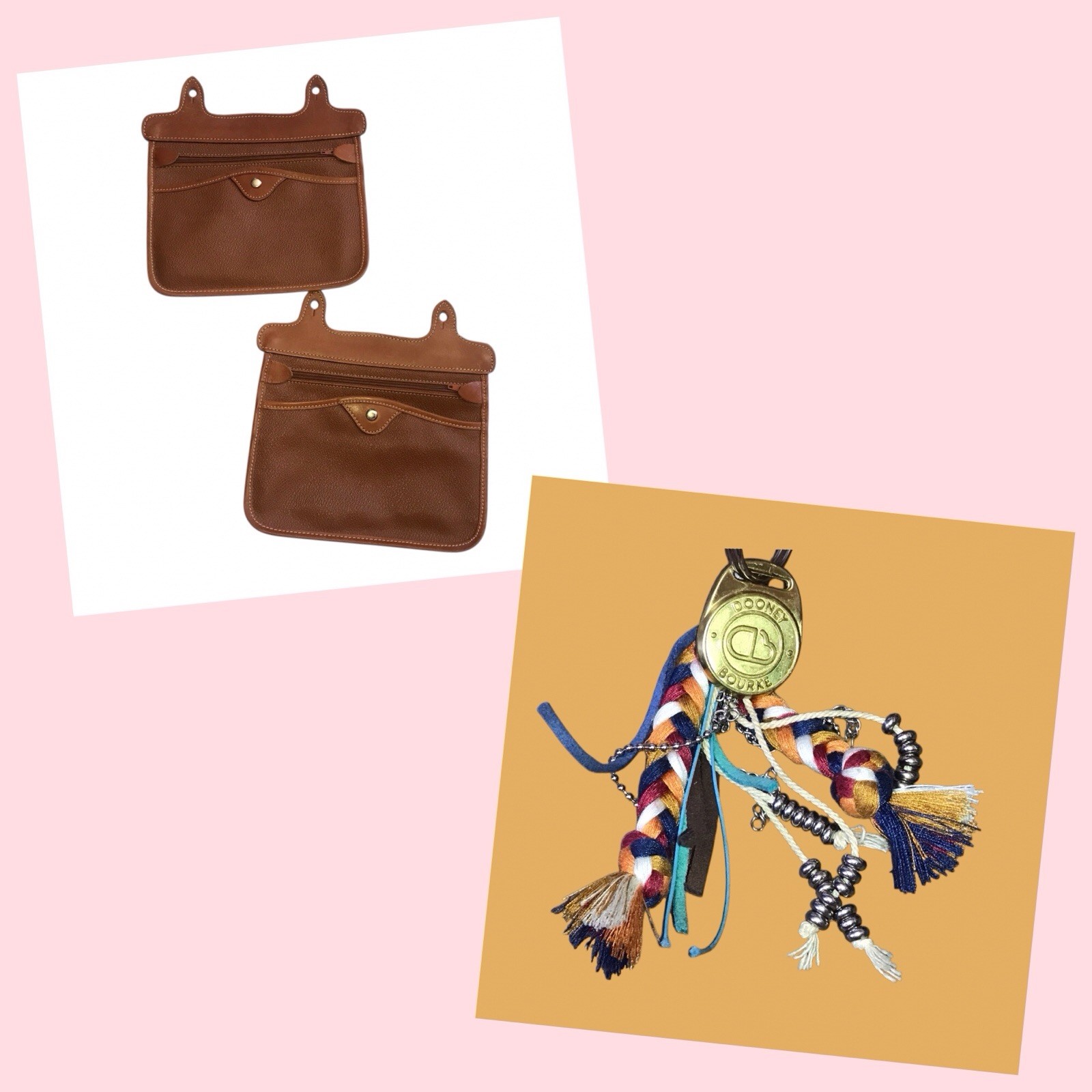 Vintage Repainted Norfolk Satchel Dooney & Bourke Bag