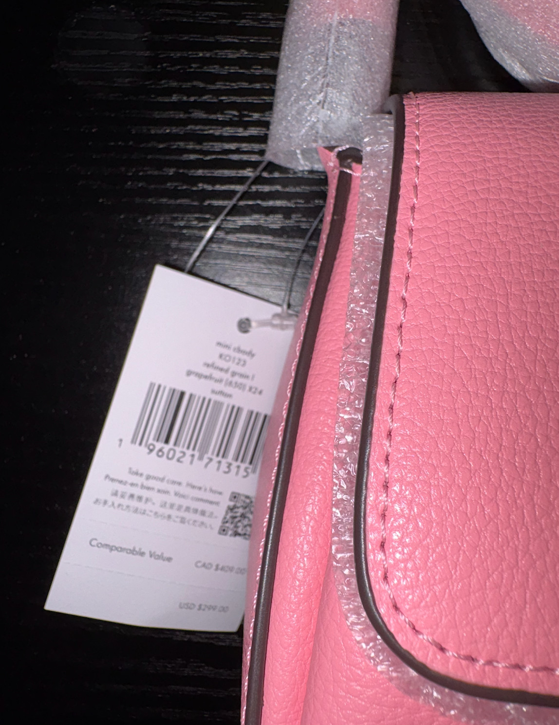 KATE SPADE * SUTTON MINI PEBBLE LEATHER CROSSBODY BAG * 9″ x 5″ x 2″ * NWT