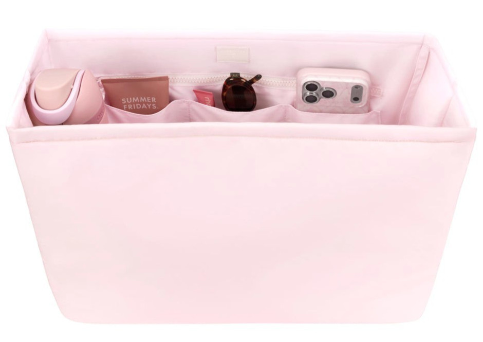 Case-Mate Jelly Tote Organizer Insert Pink Laptop Sleeve Multi Pocket NWT