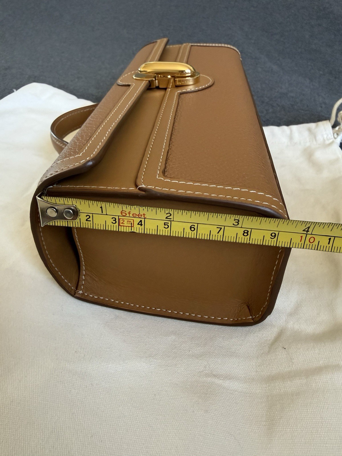 Savette Slim Symmetry Pochette In Saddle Mixed Leathers Limited Edition 2023